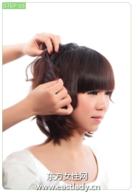 日系短卷发戴上小皇冠可爱极了