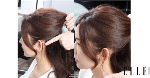 丸子头的扎法图解 越随性越自然有型