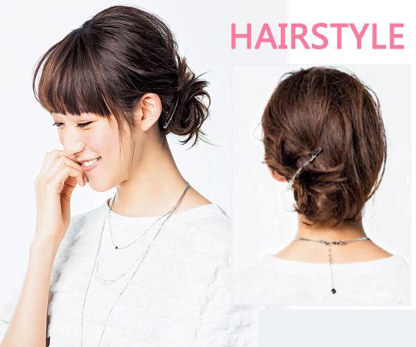 夏日两款清爽盘发 趁热晕前要赶紧学起来