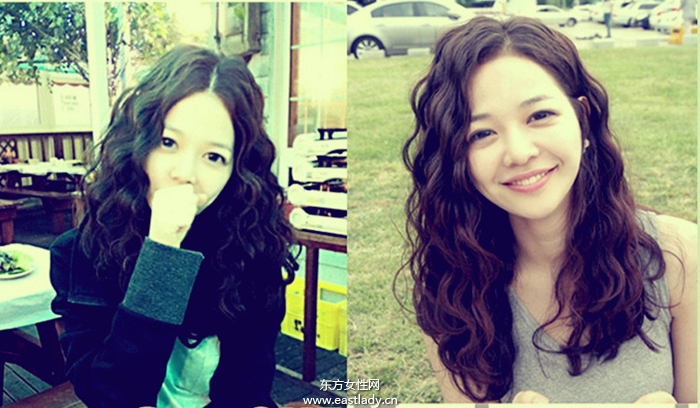 韩系名媛美发 水波纹烫发图片欣赏