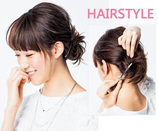 夏日两款清爽盘发 趁热晕前要赶紧学起来