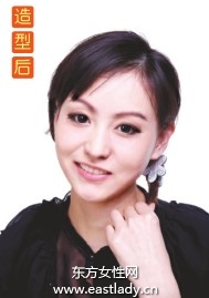 娇小可人发辫娇俏可爱