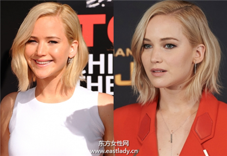 跟珍妮佛劳伦斯学发型设计 短发也可这么酷