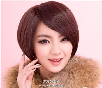 适合圆脸MM的发型设计