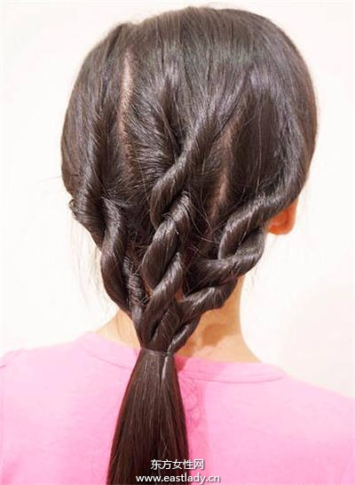 快速绑发 10种超自然清新马尾编发教程图解