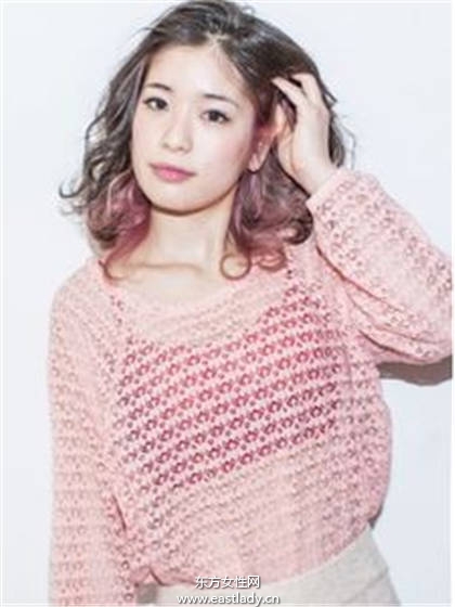 可以甜美也可以个性 日系梦幻内侧染发任你选