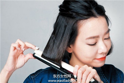 韩系「翘」丽短发 变身性感小女人