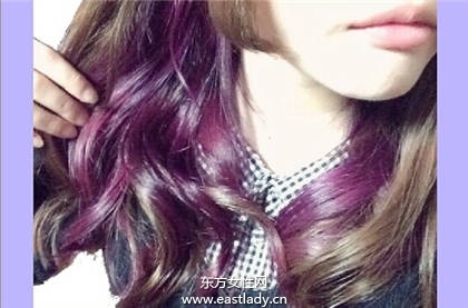 可以甜美也可以个性 日系梦幻内侧染发任你选