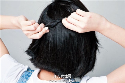 韩系「翘」丽短发 变身性感小女人