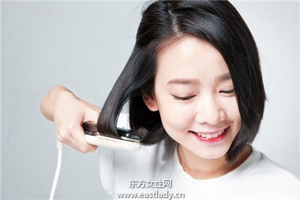 韩系「翘」丽短发 变身性感小女人