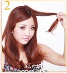 清甜中分内卷发 浪漫随性波西米亚风情