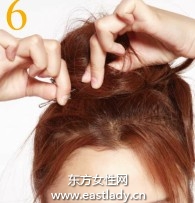 立体圆润高盘发造型展现清爽脸部轮廓