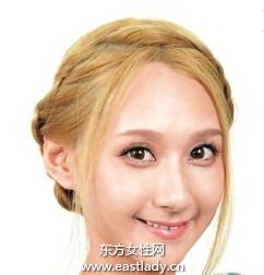 2013今年最流行的发型清爽辫盘发发型
