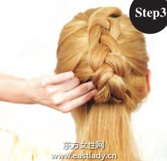 2013新款优雅时尚蜈蚣辫盘发发型设计