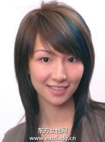 给自己染发让色彩飘逸而出清爽怡人