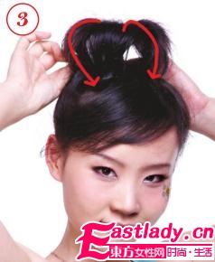 时尚韩式盘发发型更显帅气十足