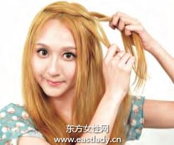 2013今年最流行的发型清爽辫盘发发型