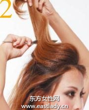 2013最新发型华丽甜美感花苞头