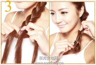 简单又实用的蝎子辫的编法图解