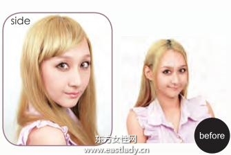 卡哇伊斜刘海发型设计 马上变可爱