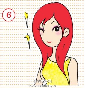 自制染发剂调出漂亮发色