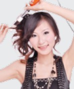 浅短束发变超酷朋克风长发发型设计