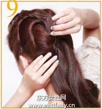 蓬松卷发塑造层次感呈现清爽印象