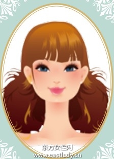 梨形脸女生适合的发型设计