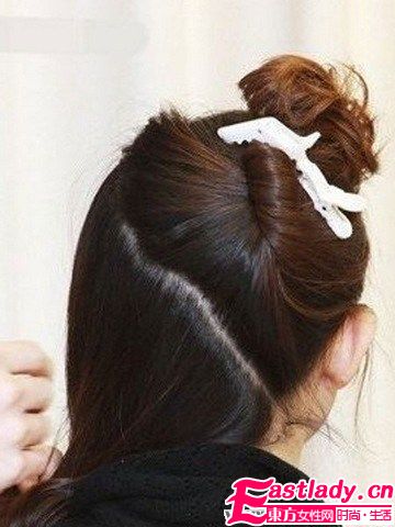 【盘发图解】十分钟搞定甜美韩式盘发造型