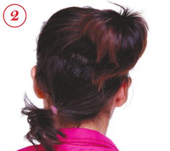 2012新款马尾辫的扎法 大脸变小脸