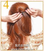 束发+分区让你变飘逸发型