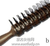 不同用途发梳打造随意发型