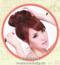 日系蓬松丸子头发型 圆形脸MM最爱发型