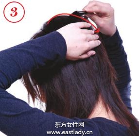 梳编法发型设计打造让秀发具有平衡感并且美观