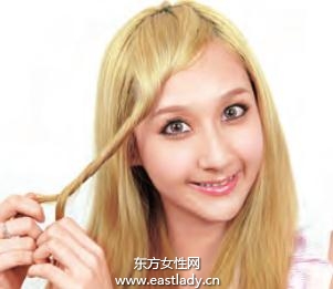 卡哇伊斜刘海发型设计 马上变可爱