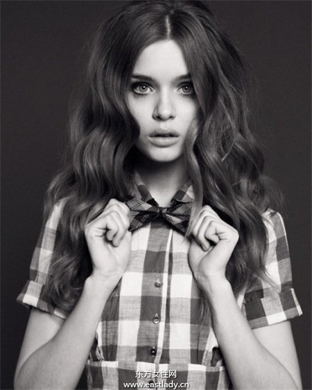 时尚卷发发型图片欣赏