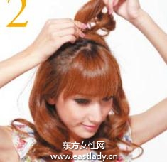 糖果蝴蝶结发型 散发女性成熟魅力