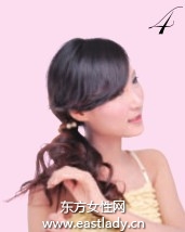 居家小束发发型设计使人活泼有气息