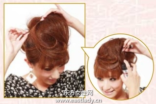 辣妹风格高盘发性感中透露着华丽