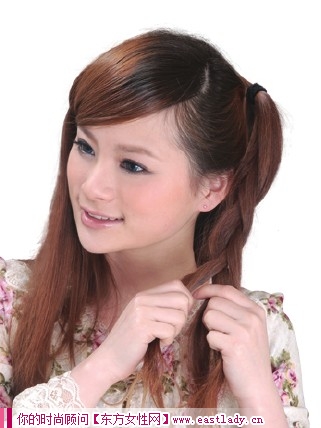 2012最新发型 歪歪辫重拾少女情怀