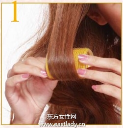 魔术发卷卷出随意感发梢