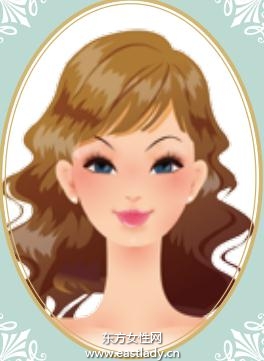 适合圆形脸的两款发型