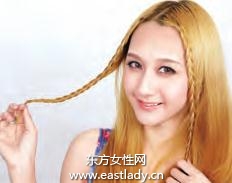 时尚加股辫编法打造乡村田园风