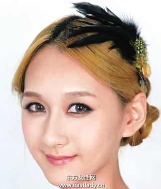 2013最新编发发型带着法兰西式的浪漫韵味