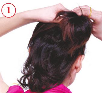 2012新款马尾辫的扎法 大脸变小脸