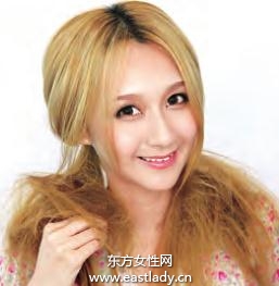 2013流行韩式盘发图解教程 塑造高贵端庄气质