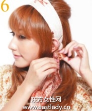 束发+分区让你变飘逸发型