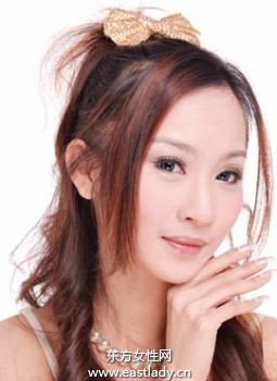 神秘华丽卷发发型令人着迷的神秘感