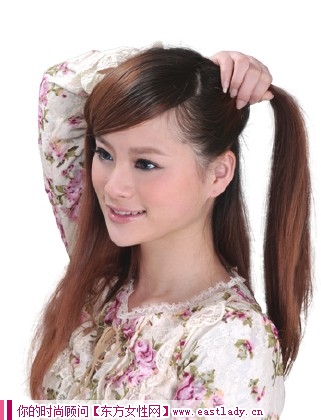 2012最新发型 歪歪辫重拾少女情怀