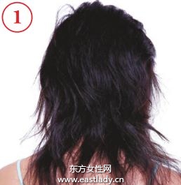 蓬松飘逸斜发发型设计给人惊艳的感觉